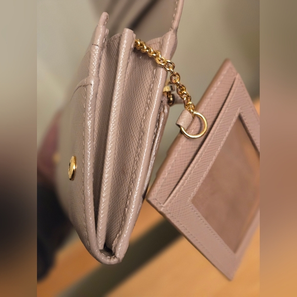 Authentic Neutrals Saffiano Cuir Leather Continental Wallet. - Picture 12 of 16